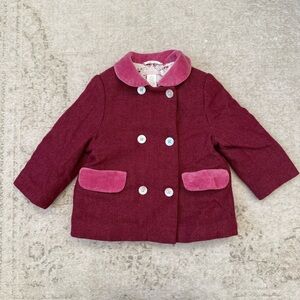 Vintage Janie and Jack Wool Blend Coat